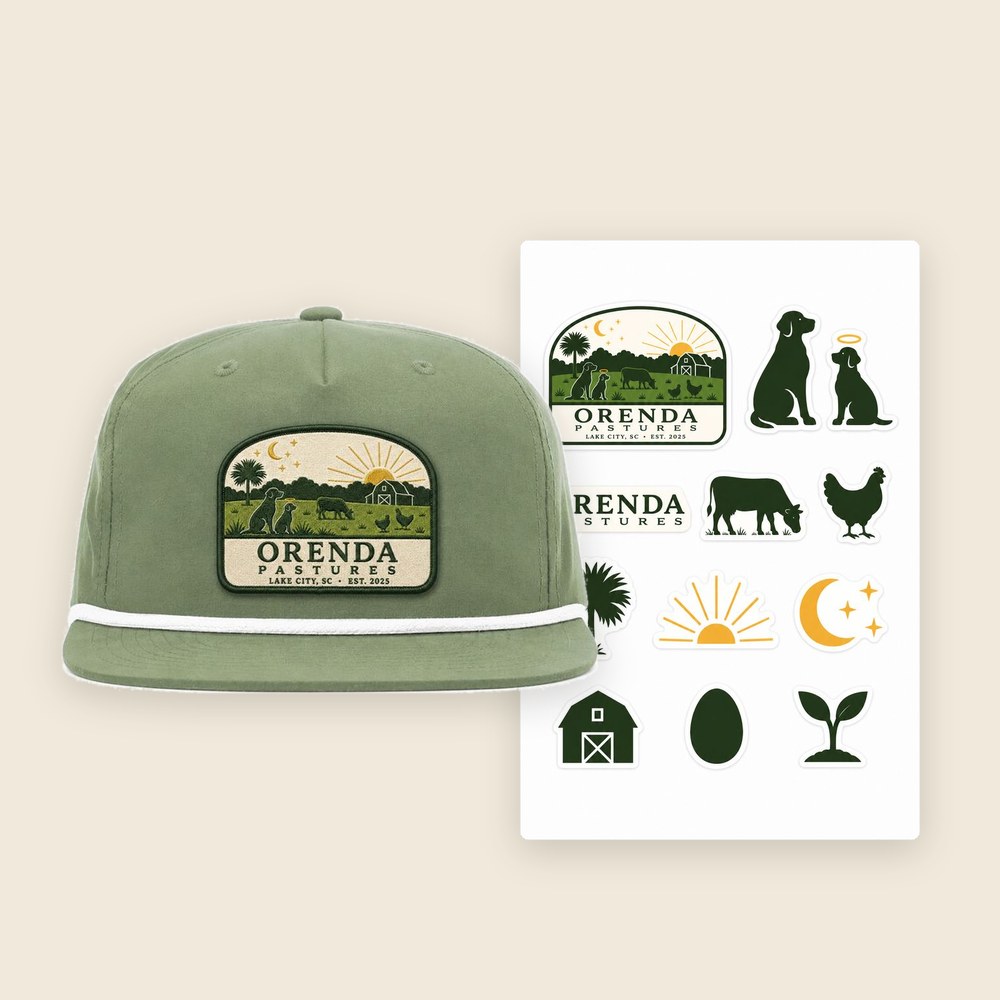 Hat + Stickers
